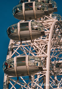 London Eye close up